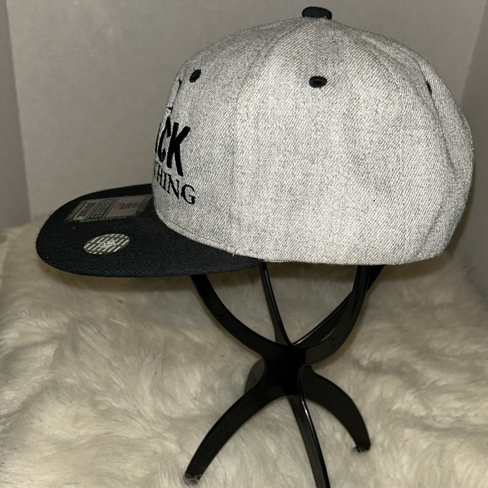 Headlines All Black Everything Snap-Back Black Gr… - image 7
